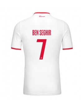 AS Monaco Eliesse Ben Seghir #7 Domaci Dres 2024-25 Kratak Rukavima